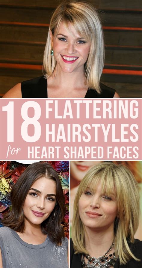 haircuts for heart shaped faces.